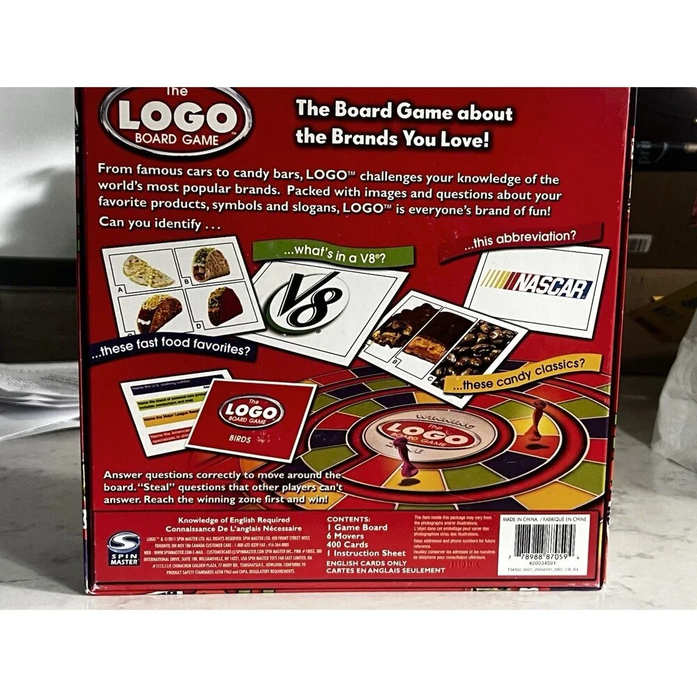 Logo Board Game, About Brands You Love, Spin Master Unsealed